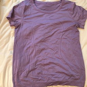 Size 6 purple lululemon shirt